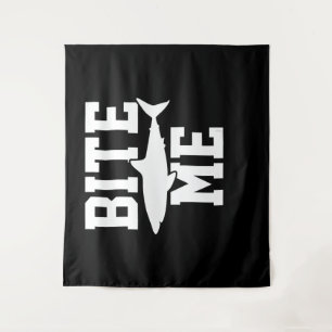 Tenture Bite Me - Cadeau de biologie marine de requin - Oc