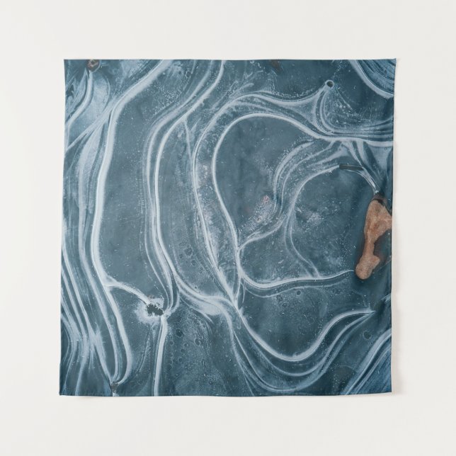 Tenture Black and gray abstract painting (Devant)