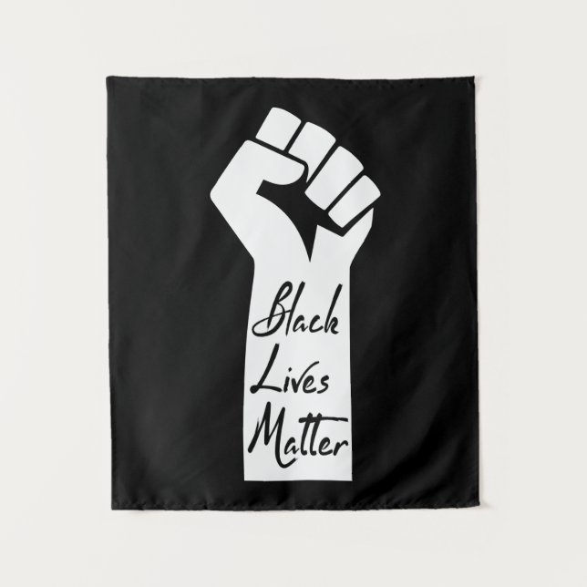 Tenture Black Lives Matt Black Woman (Devant)