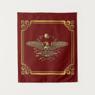 Tenture Blason romain SPQR