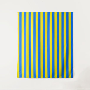 Tenture Bleu et jaune