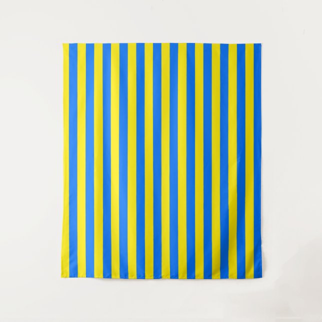 Tenture Bleu et jaune (Devant)