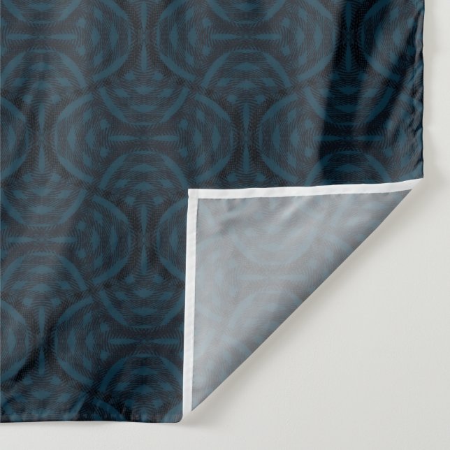 Tenture Bleu foncé élégant dans un style art déco. (Détail)