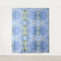 Bleu Jaune Abstrait Motif Carrelé Palo Verde