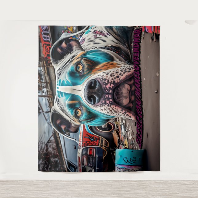 Tenture BleuPit (Devant)