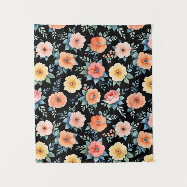 Tenture Bloomscape Nocturne (Devant)