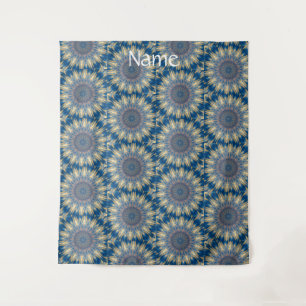 Tenture Blue Chakra Kaleidoscope Thunder_Cove