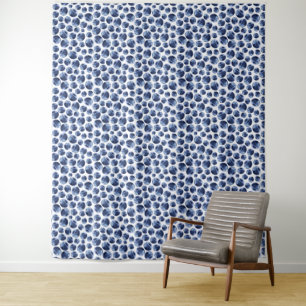 Tenture Blueberries Imprimer Motif de fruits