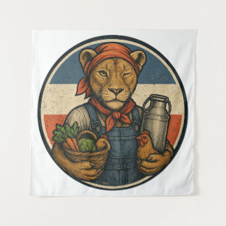 Tenture Boerenprotest – Boerin met Trots en Kracht