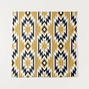 Tenture Boho ethnique : motif géométrique vintage.
