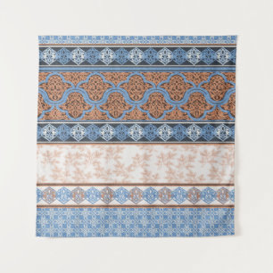 Tenture Boho Floral Stripes : Ethnic Seamless Collection