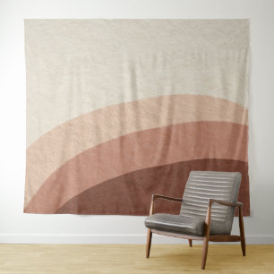 Tenture Boho Minimaliste Pierre Naturelle Beige
