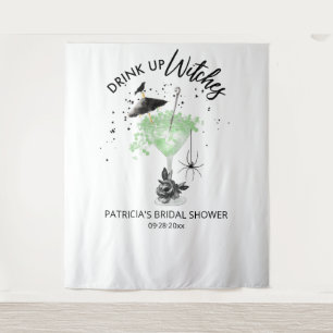 Tenture Boire des sorcières Halloween Fête des mariées fon