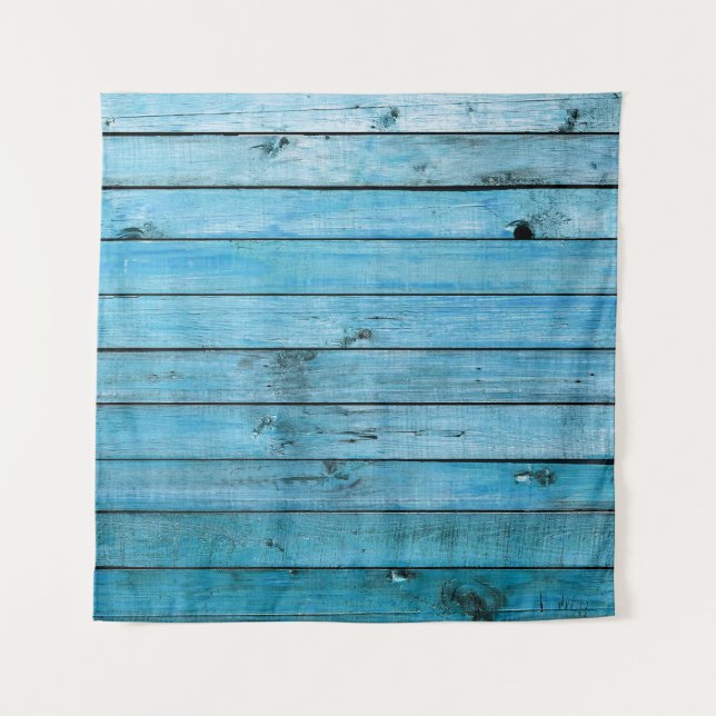 Tenture Bois bleu naturel, arrière - plan texturé. (Devant)
