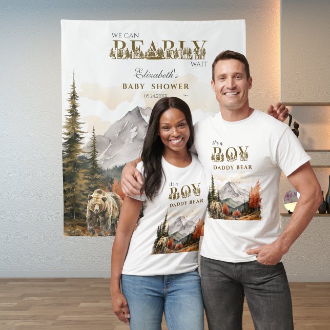 Tenture Bois de la famille des ours rustiques Nous pouvons (Créateur téléchargé)