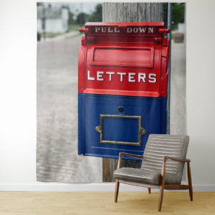 Tenture Boîte aux lettres vintage