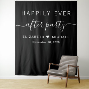 Tenture Boîte de Photographie de Fête « Heureux Pour Toujo