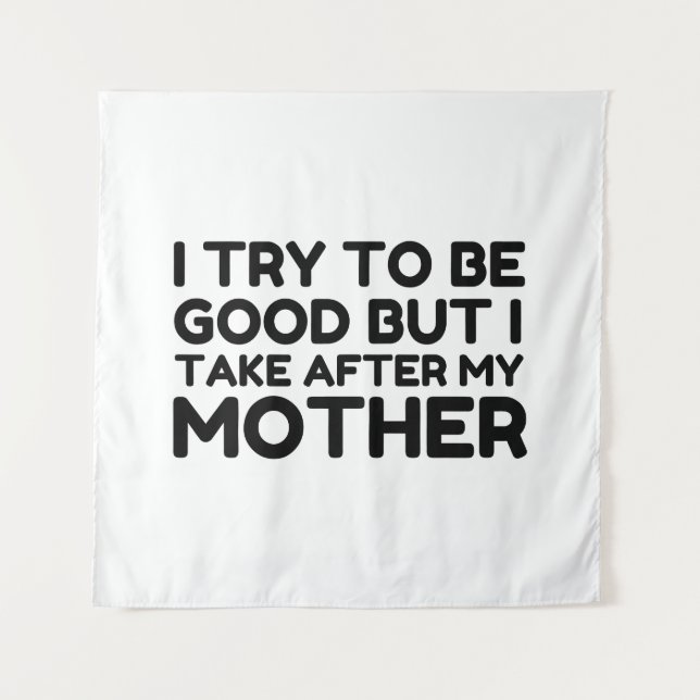 TENTURE BON MAIS PRENEZ SOIN DE MA MÈRE (Devant)