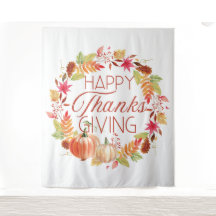 Bon thanksgiving Floral Automne Wreath