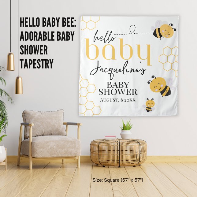 Tenture Bonjour Bébé Abeille: Cadeau de Naissance Adorable (The Butterfly Studio
Hello Baby Bee: Adorable Baby Shower Tapestry)