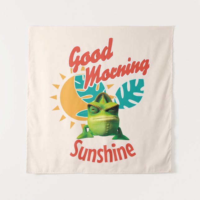 Tenture Bonjour Soleil Lézard Drôle (Devant)