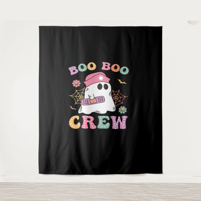 Tenture Boo Boo Crew Ghost Nurse Classic T-shirt (Devant)