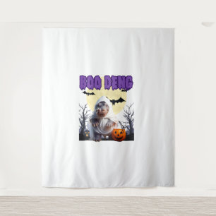Tenture Boo Deng Moo Deng Cute Baby Pygmy Hippo Halloween