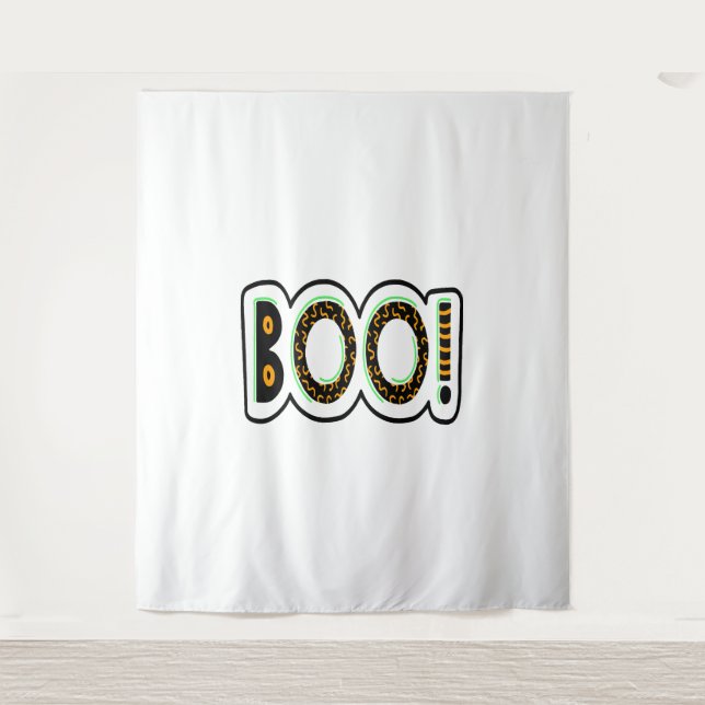 Tenture BOO Halloween (Devant)
