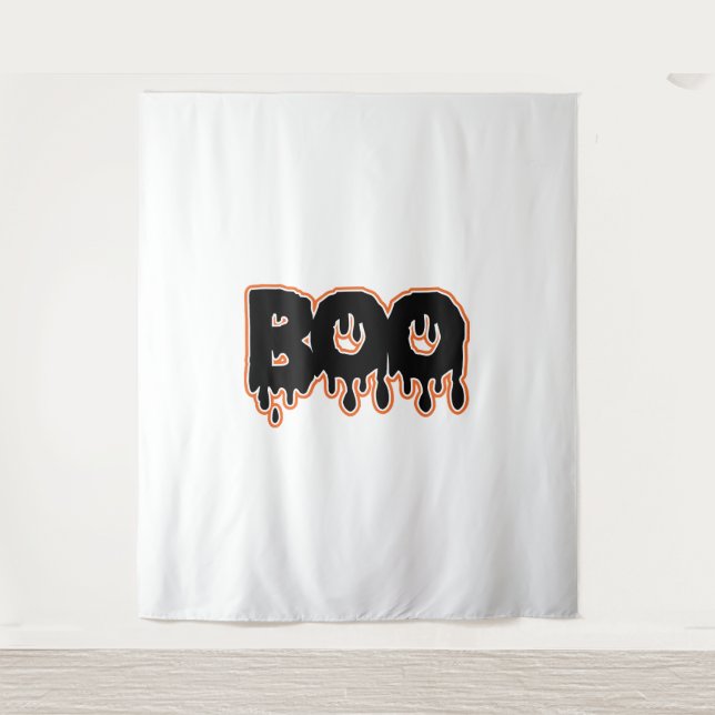 Tenture BOO Halloween (Devant)
