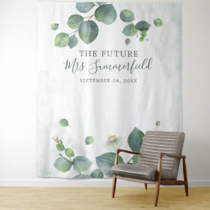 Tenture Booth Photo de Feuilles d'Eucalyptus Succulent