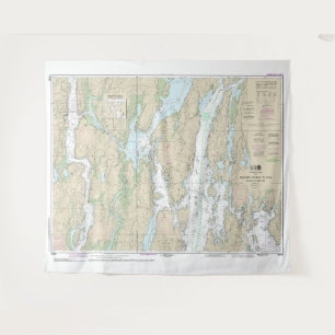 Tenture Boothbay Harbour to Bath Carte marine 13296