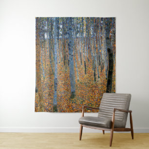 Tenture Bosquet de hêtres I   Gustav Klimt  