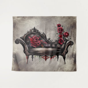 Tenture Boudoir Chaise   Canapé-lit victorien d'évanouisse