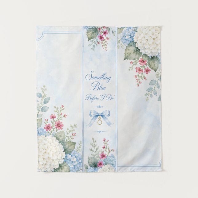 Tenture bougie de faveur de douche de mariage quelque chos (Devant)