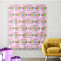 Bougies colorées personnalisées Joyeux Anniversair