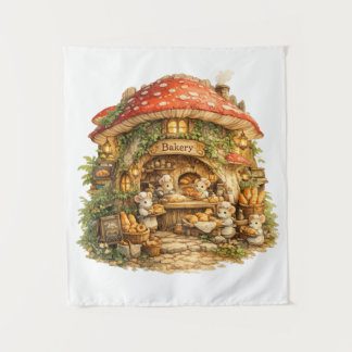 Tenture Boulangerie Champignon | Cottagecore Bois Fantaisi