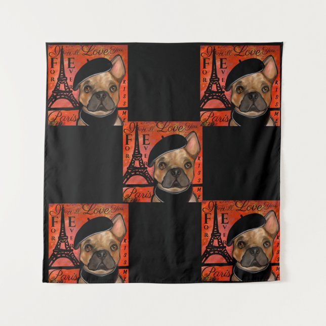 TENTURE BOULEDOGUE FRANÇAIS      (Devant)