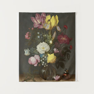 Tenture Bouquet de fleurs dans un vase de verre