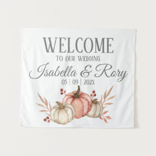 Tenture Bouquet de mariage de citrouilles Pretty Fall