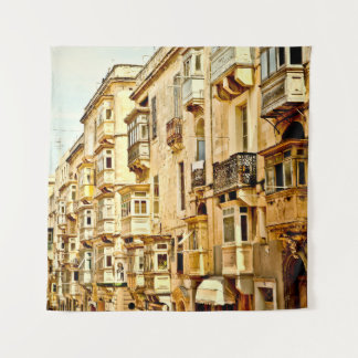 Tenture Bow fenêtres en Maltamalta, fenêtre, antique, arch