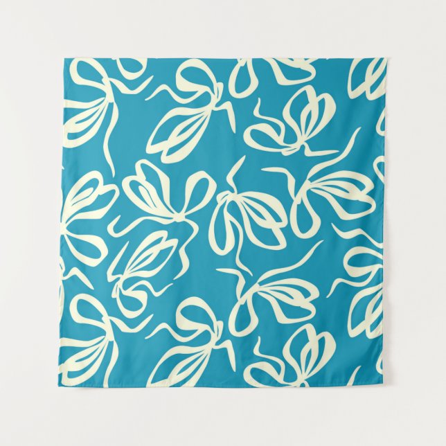 Tenture Bow pattern, Seamless texture. For fashion prints  (Devant)
