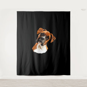 Tenture Boxer Un Boxer Magnifique Inclinaison De Tête T-Sh