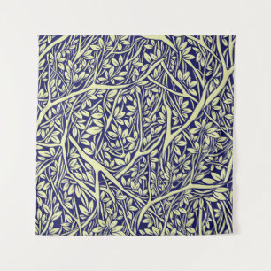 Tenture Branches vintages : Motif d'arbre intertissé