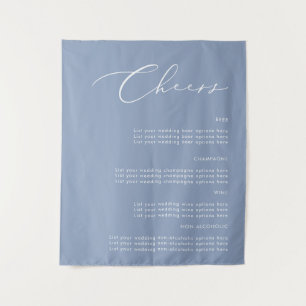 Tenture Bravo Mariage Boissons Dusty Blue Fabric Signal