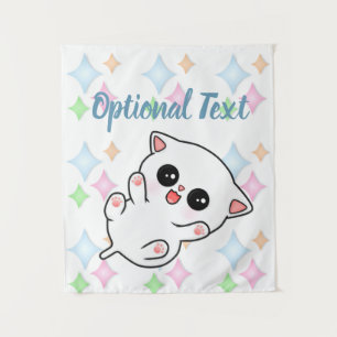 Tenture Brouille du ventre Heure Kitten