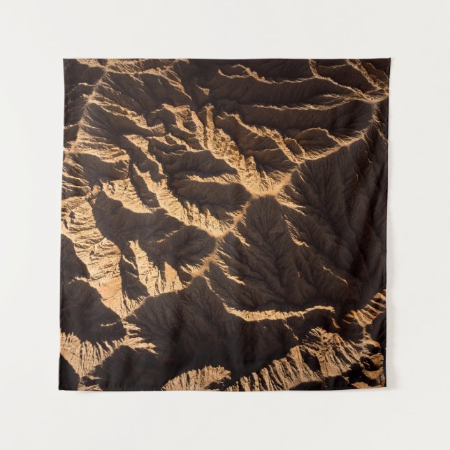 Tenture Brown and black sand in the morning (Devant)