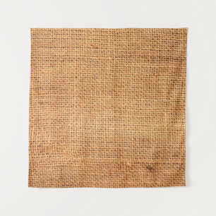 Tenture Brown burlap cloth background or sack cloth