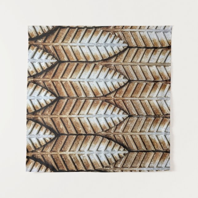 Tenture Brown leaf accent area rug (Devant)