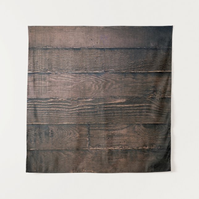 Tenture Brown wooden boards (Devant)