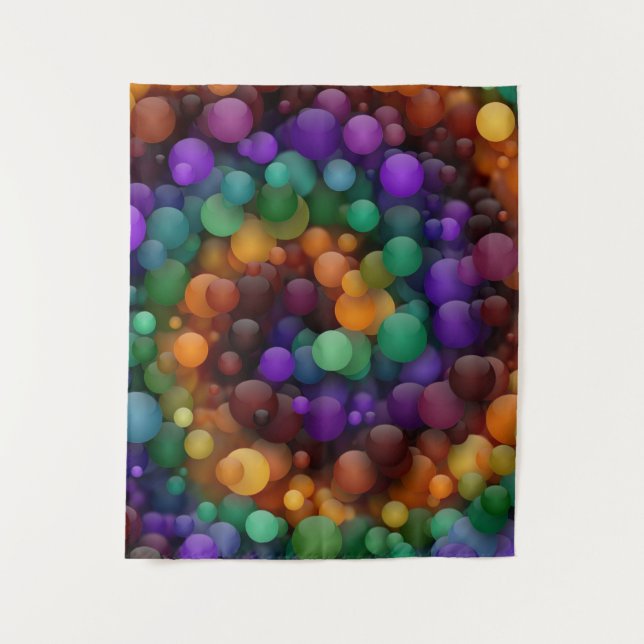 Tenture Bulles colorées (Devant)